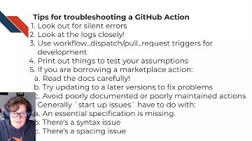 Troubleshooting GitHub Actions