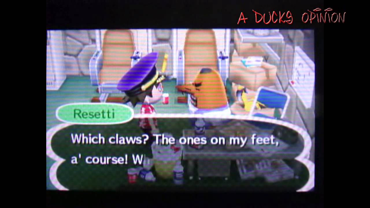 3ds Animal Crossing Game Reset Hole YouTube