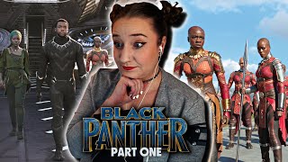 Black Panther (2018) 🐈‍⬛ Part 1 ✦ MCU Reaction & Review ✦ These characters! 😍