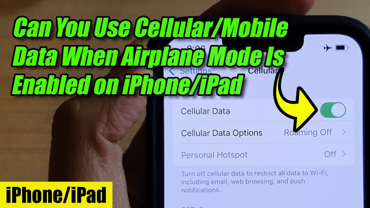 Do I really need to use Airplane Mode on my iPad or iPhone? - iPad