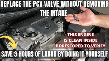 Replace the PCV valve WITHOUT removing the Intake. Saving 3 hours of Labor.