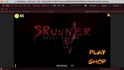 Scary Runner - game for Android & iOS [UNITY]