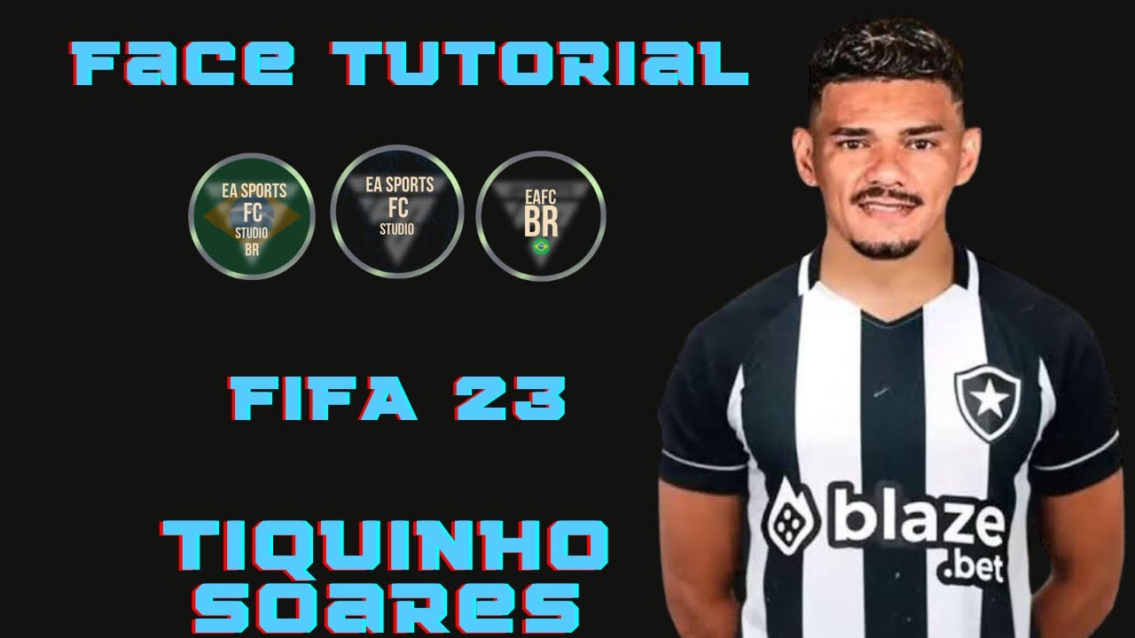 Tiquinho Soares - Face Tutorial (FIFA 23) (BOTAFOGO)