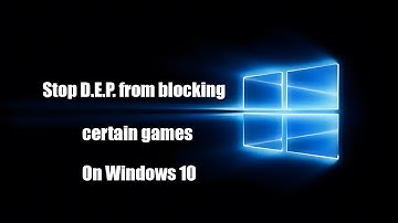 Alternate way to Disable Data Execution Prevention (D.E.P.).