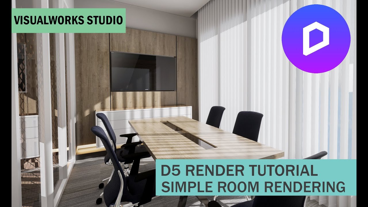 D5 RENDER TUTORIAL - MAKING OF MEETING ROOM RENDERING - YouTube