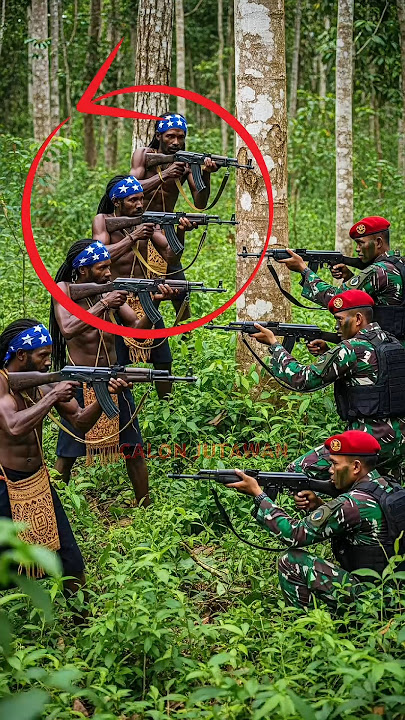 fierce battle between TNI and KKB 😱‼️#shorts #viralshorts