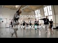 London contemporary dance school undergraduate livestream class led by luke birch