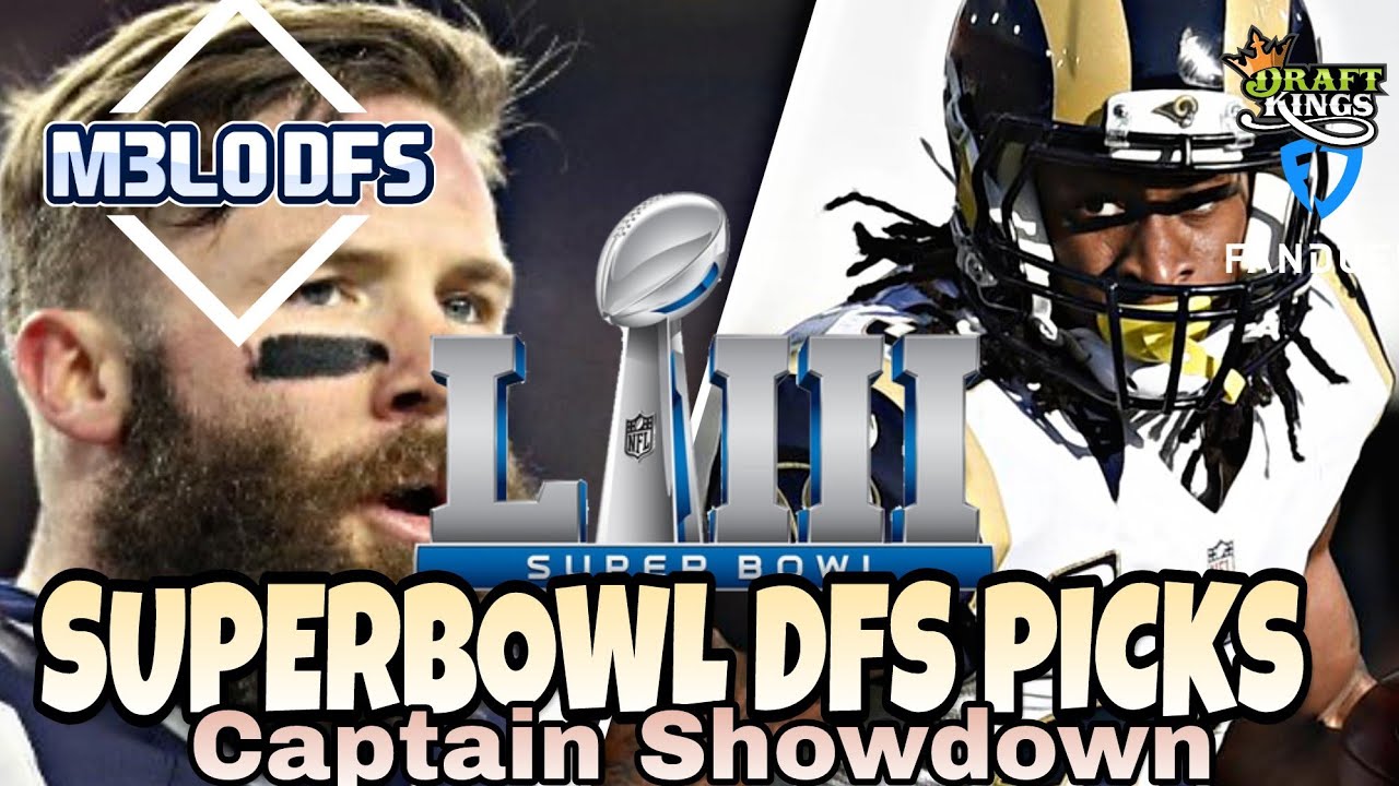 SUPERBOWL LIII NFL DFS Picks Tonight- M3LO FAV 5