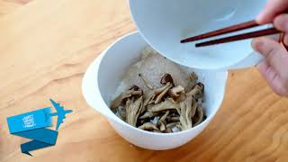 レンチン_ゼンライス（こんにゃく米）入り！きのこご飯きのこご飯