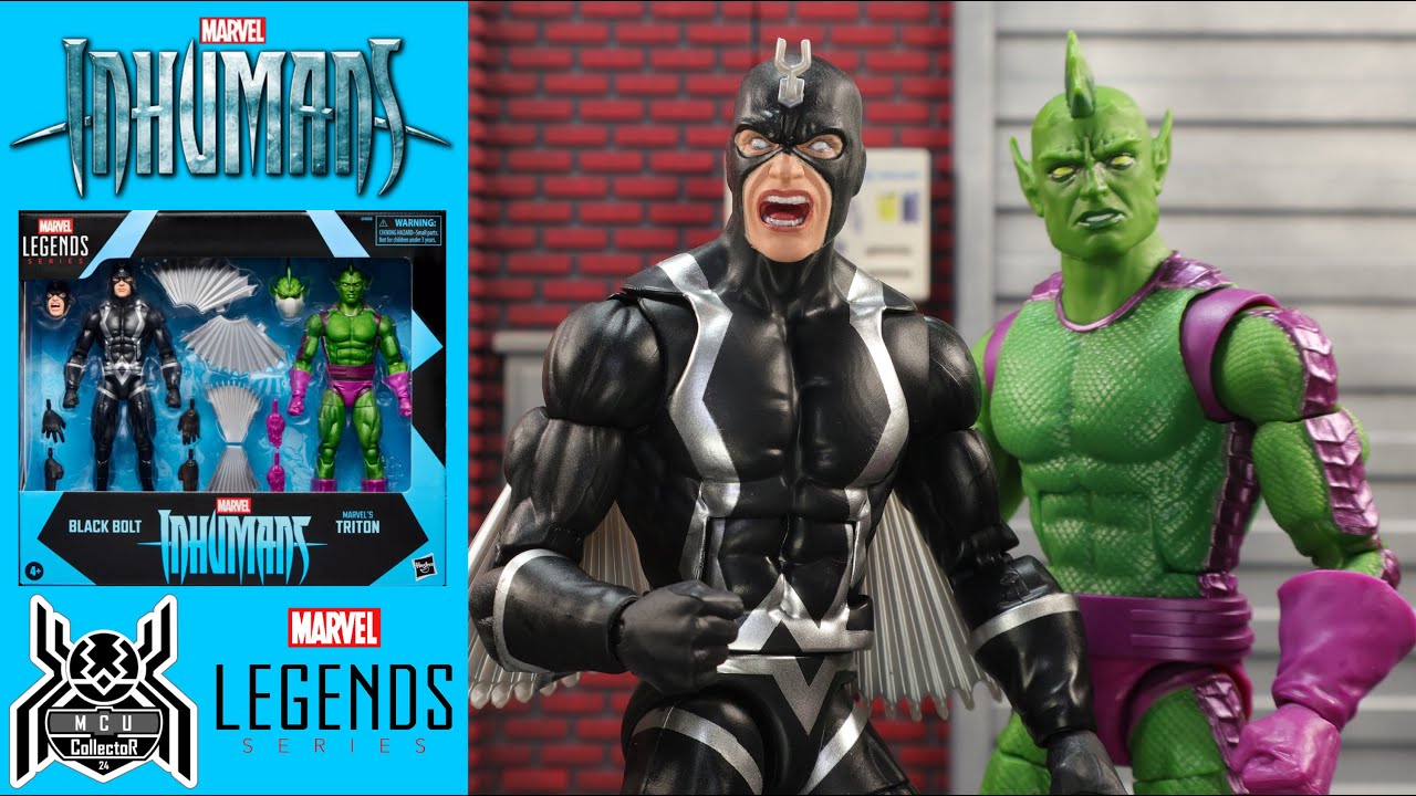 Marvel Legends Inhumans BLACK BOLT & TRITON Royal Family 2-Pack Comic Figure Review