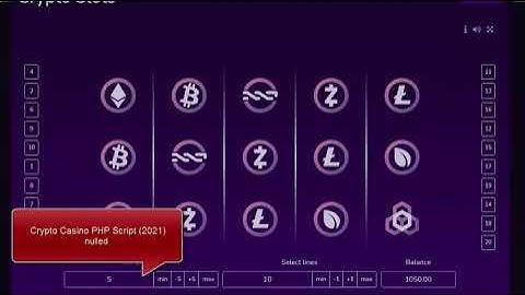 Crypto Casino PHP Script 2022 + admin menu
