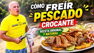 Cómo freír pescado crocante receta fácil y original sin químicos ni nada extraño. #fish #pescado
