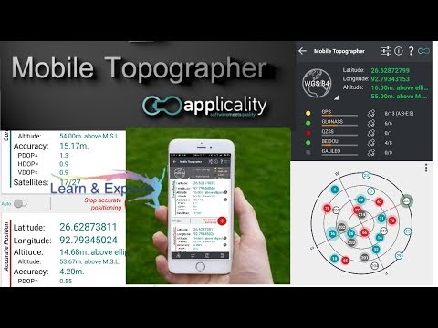 Land Survey data collection by Mobile Topographer Application (Mobile GIS)