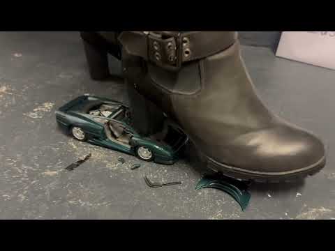 Crushing expensive toy car!