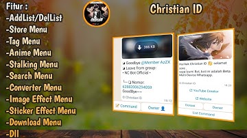 SC BOT WA MULTI DEVICE || FITUR STORE || FAST RESPON || FITUR WORK || NO ENC