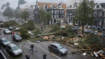 Tragedie in Nederland! Huizen en fabrieken ingestort, storm en overstromingen in Winterswijk