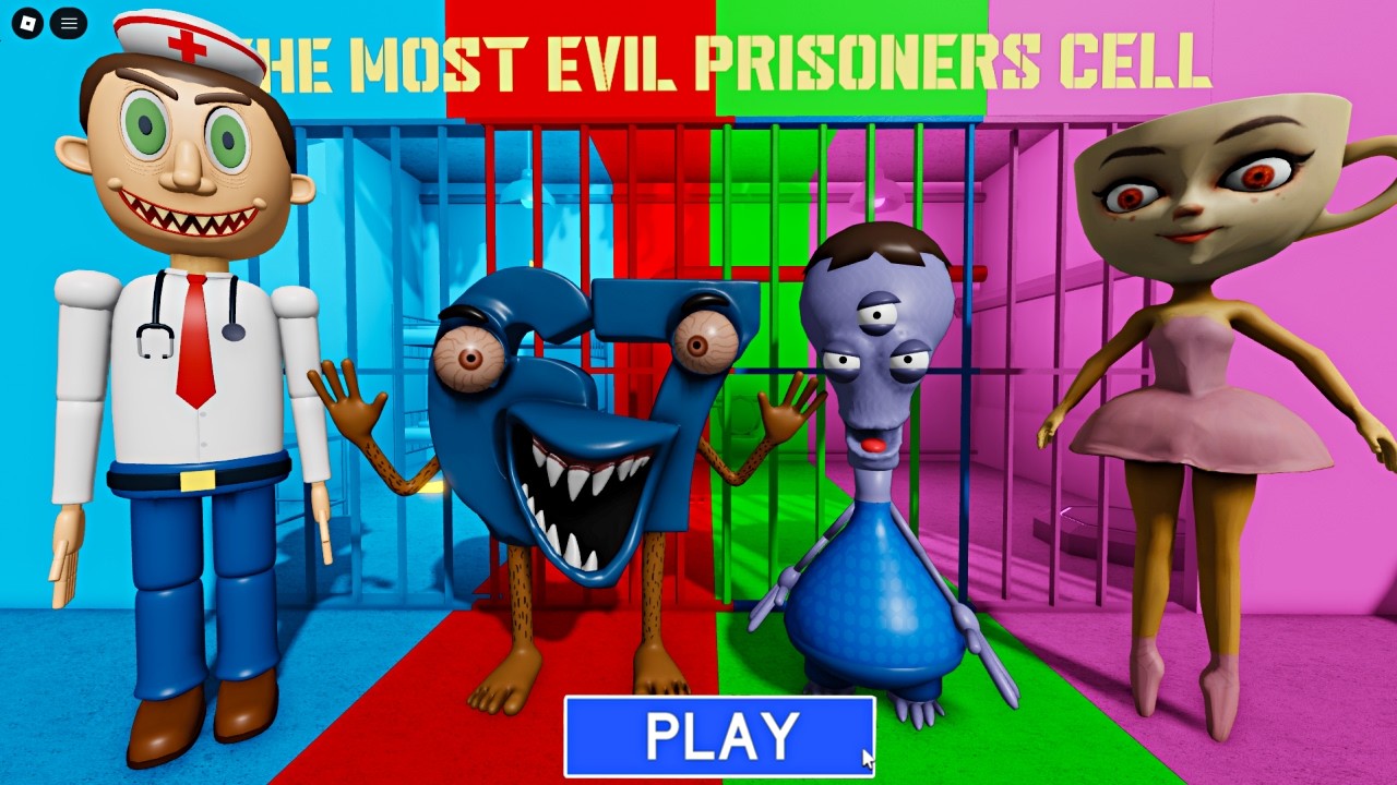 DOCTOR MALVADO VS SEÑOR SEIS SIETE VS EXTRANJERO VS BAILARINA CAPUCHINA? Aterrador #Roblox