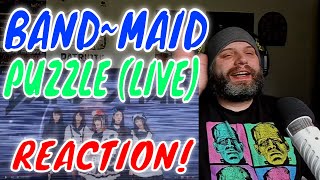 Band-Maid / Puzzle [Official Live Video] REACTION!