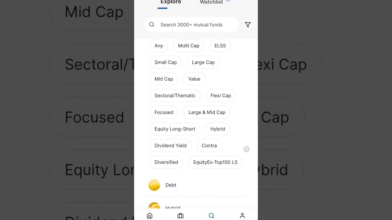 4 Must have Mutual Fund types 