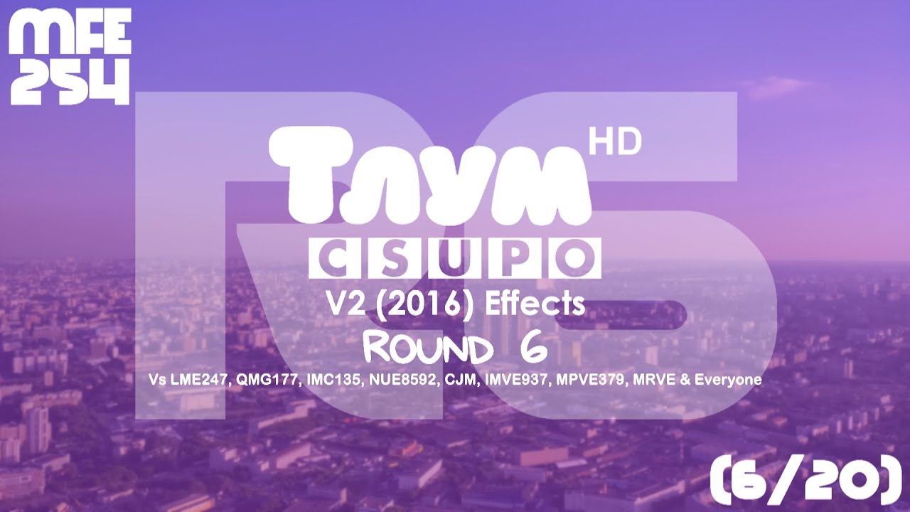 THD Csupo V2 (2016) Effects R6 Vs LME247, QMG177, IMC135, NUE8592, CJM, IMVE937, MPVE379, MRVE & EO