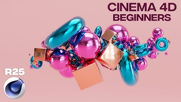 Cinema 4D Tutorial Beginner | C4D R25 Beginners - MoGraph Effector