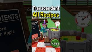 How To Craft Every Transcendent Recipes in Roblox Grow A Garden KITCHEN STORM Event