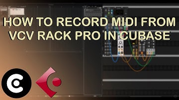 How to record midi from VCV Rack Pro in Cubase Pro 11