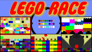 24 Marble Race EP. 58: LEGO Race (by Algodoo)