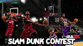 LeBron Family vs Wade Family in a 2v2 DUNK CONTEST!! NBA 2K20 Challenge