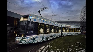 Ostravská vánoční tramvaj 2023