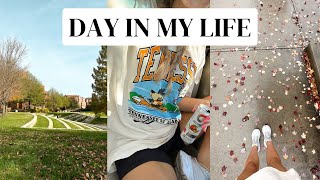 COLLEGE DAY IN MY LIFE @ utk | running late to class, sorority formal chapter, new clothes!