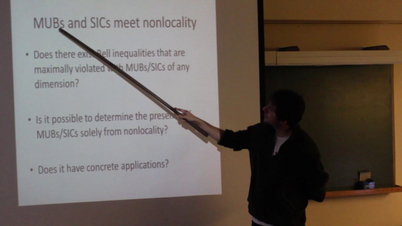 Armin Tavakoli | Seminar — Mutually unbiased bases and symmetric ...