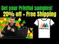 How To Create A Sample Order in Printful With Free Shipping And A Discount