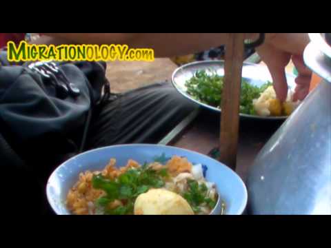 Eating Burmese Mohinga Soup - The National Food of...