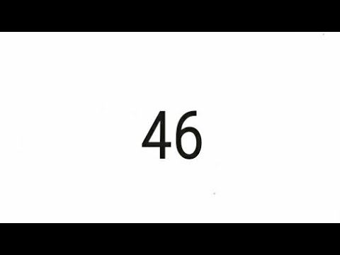 Número 46 em inglês - YouTube