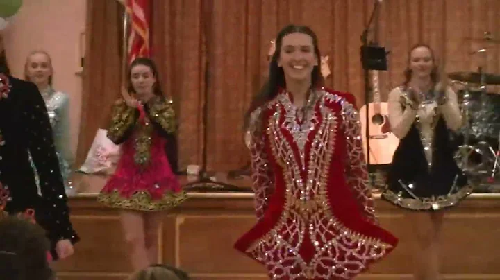 Irish Dances in colorful costumes