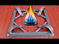 DIY Angle iron Fabrication To GAS STOVE 2025 / Unbelievable Projects For Angle iron Frame Making