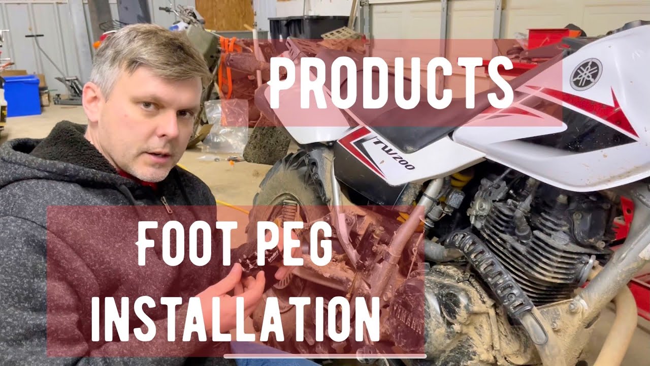 bradley Performance Products New Billet Foot Peg Install - YouTube
