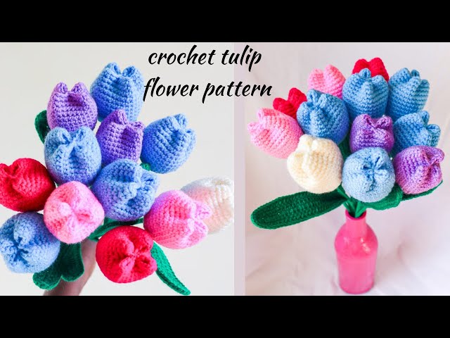 Free Crochet Tulip Pattern In 2 Variations • Craft Passion