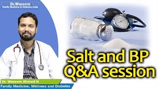 Salt and BP - Q&A session | Dr Waseem | English Health Tips