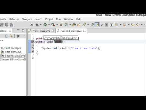 Java Beginners Tutorial- 15: Multiple Classes