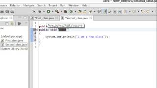 Java Beginners Tutorial- 15: Multiple Classes