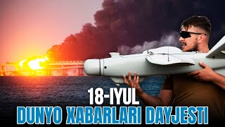 Qrim ko‘prigiga Ukraina dronlari hujum qilgani aytilmoqda