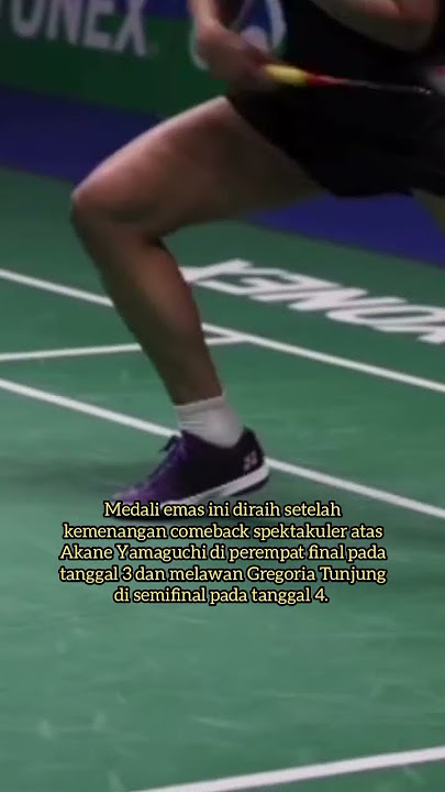 ahn se yung peraih medali emas cabor bulutangkis asal korea selatan #badmintonlovers #bulutangkis