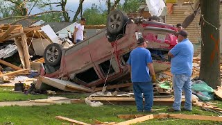 Raw video: Greenfield resident describes moments when tornado swept through town