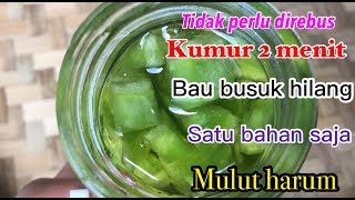 Cukup diseduh dengan air panas, Bau mulut hilang dalam hitungan detik