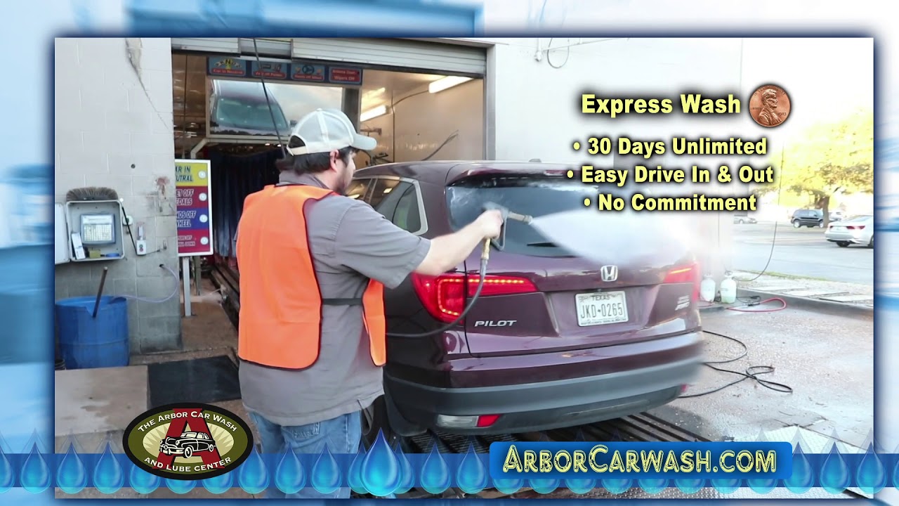 Arbor Car Wash in Austin, Texas Penny Express Wash - YouTube