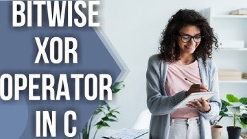 #23 Bitwise XOR operator in C programming language | Bitwise XOR operator in C | C programming