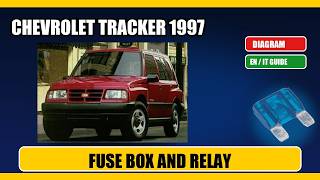 Fuse box location and diagram: chevrolet tracker 1997 - Schema fusibili