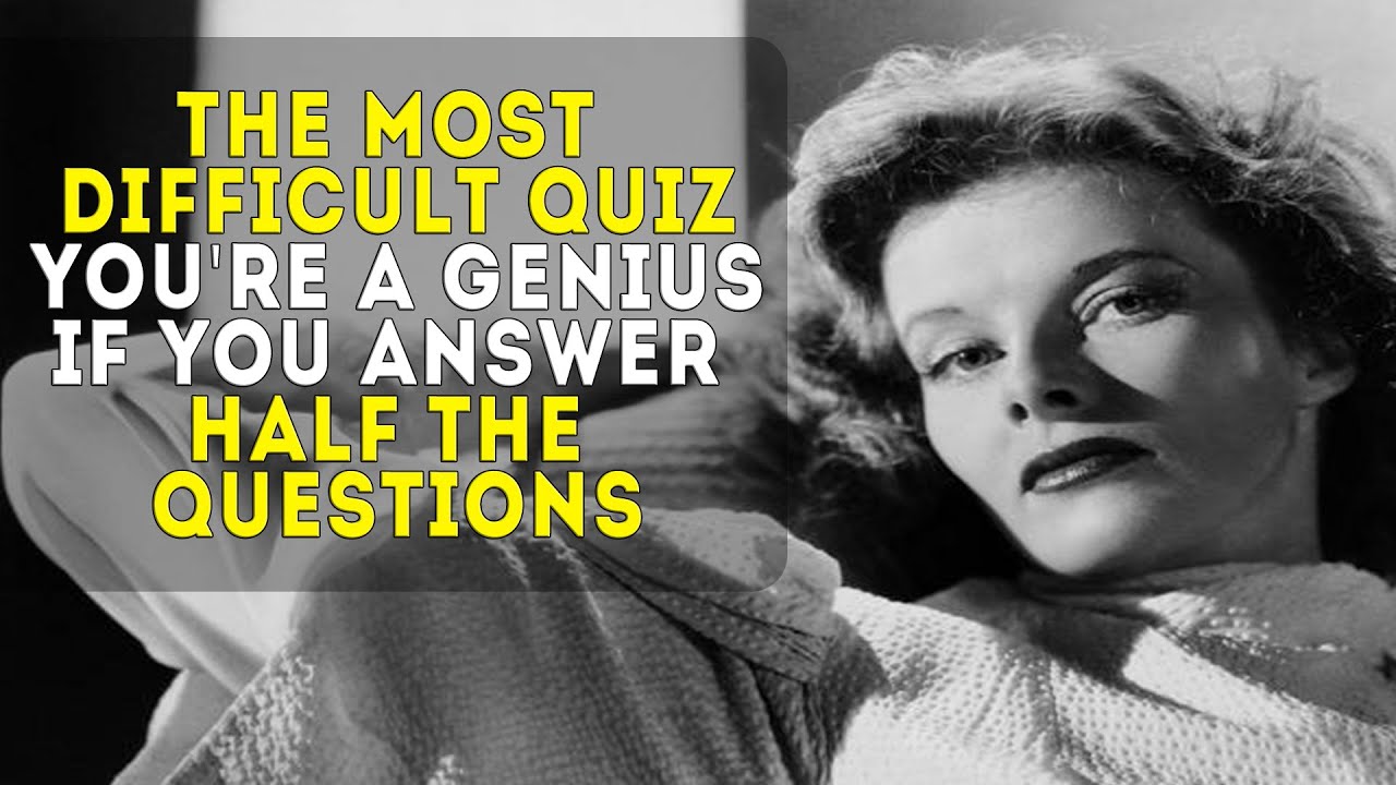 🔥You Will not be Able to Pass This Test Alone 🤓 The Erudition Test ...